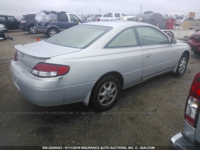 2T1CG22P31C467886 - 2001 TOYOTA CAMRY SOLARA SE SILVER photo 4