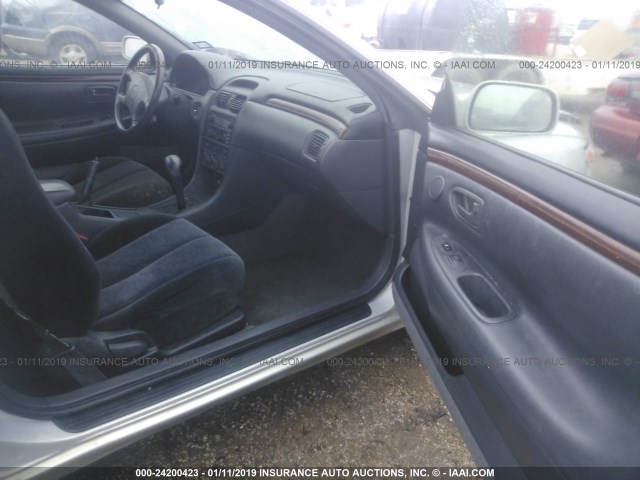 2T1CG22P31C467886 - 2001 TOYOTA CAMRY SOLARA SE SILVER photo 5