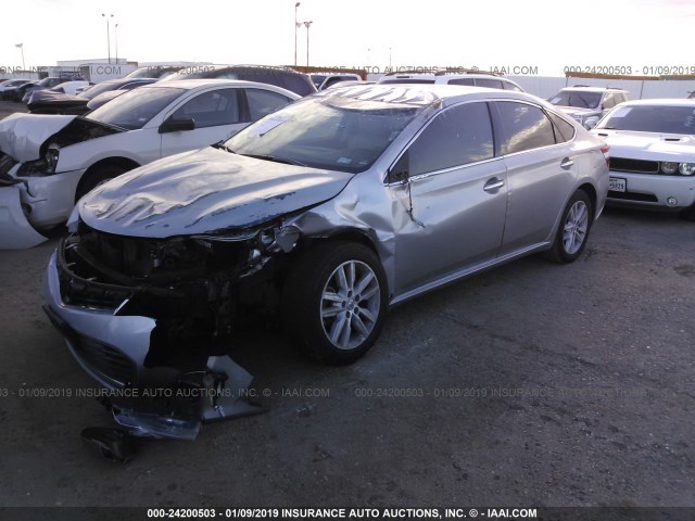 4T1BK1EB9FU138992 - 2015 TOYOTA AVALON XLE/PREMIUM/TOURING/LTD SILVER photo 2