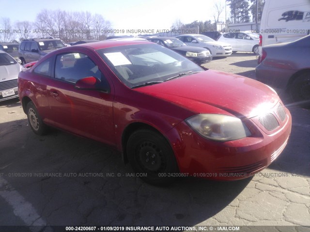 1G2AS18H797155734 - 2009 PONTIAC G5 RED photo 1