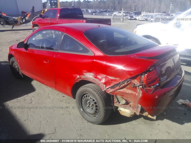 1G2AS18H797155734 - 2009 PONTIAC G5 RED photo 3