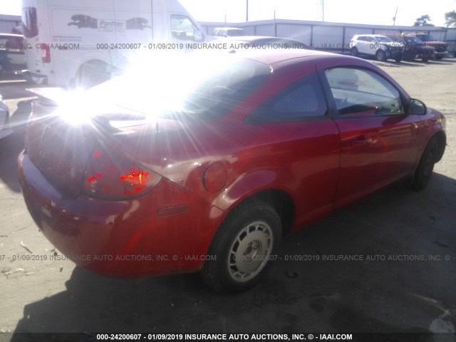 1G2AS18H797155734 - 2009 PONTIAC G5 RED photo 4