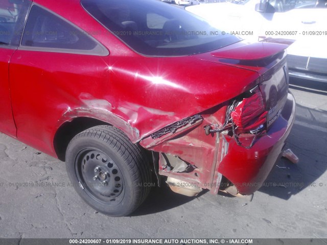 1G2AS18H797155734 - 2009 PONTIAC G5 RED photo 6
