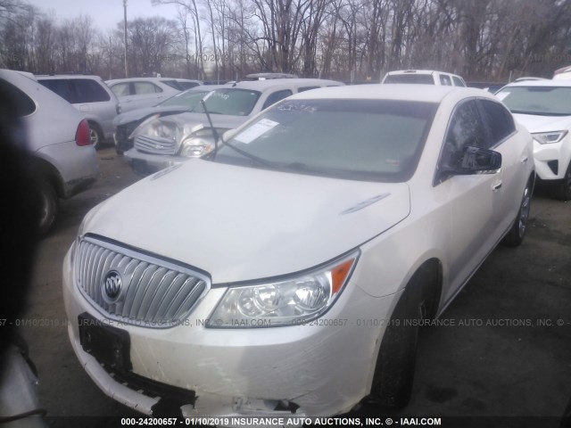 1G4GD5E32CF194286 - 2012 BUICK LACROSSE PREMIUM WHITE photo 2