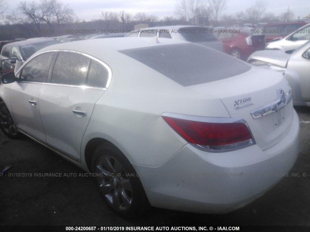 1G4GD5E32CF194286 - 2012 BUICK LACROSSE PREMIUM WHITE photo 3