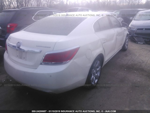 1G4GD5E32CF194286 - 2012 BUICK LACROSSE PREMIUM WHITE photo 4