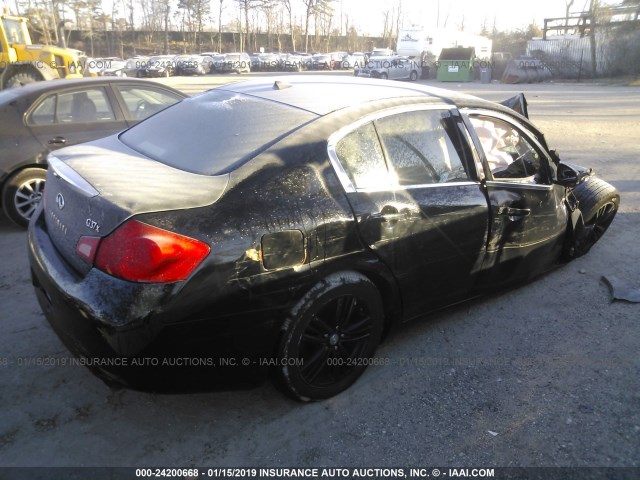 JN1CV6AR4CM675977 - 2012 INFINITI G37 BLACK photo 4