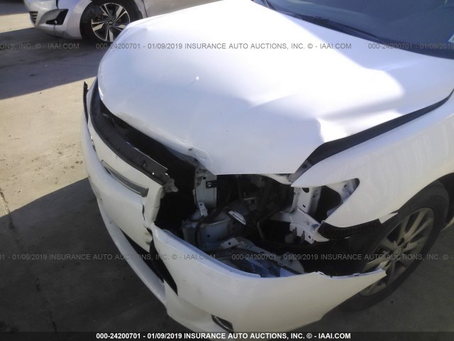 4T1BB3EK4BU141272 - 2011 TOYOTA CAMRY HYBRID WHITE photo 6