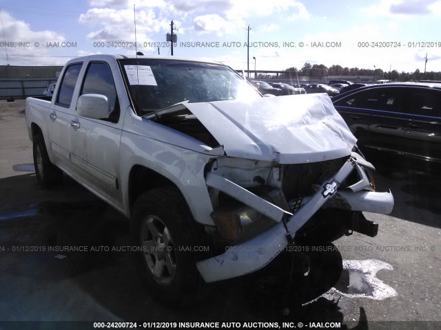 1GCDSCF99B8130091 - 2011 CHEVROLET COLORADO LT WHITE photo 1