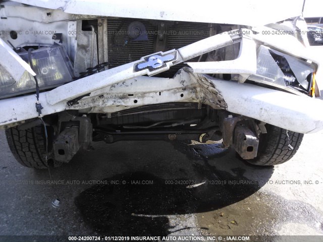 1GCDSCF99B8130091 - 2011 CHEVROLET COLORADO LT WHITE photo 6