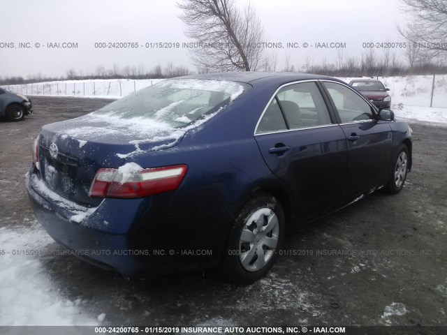 4T1BE46K89U362850 - 2009 TOYOTA CAMRY SE/LE/XLE BLUE photo 4