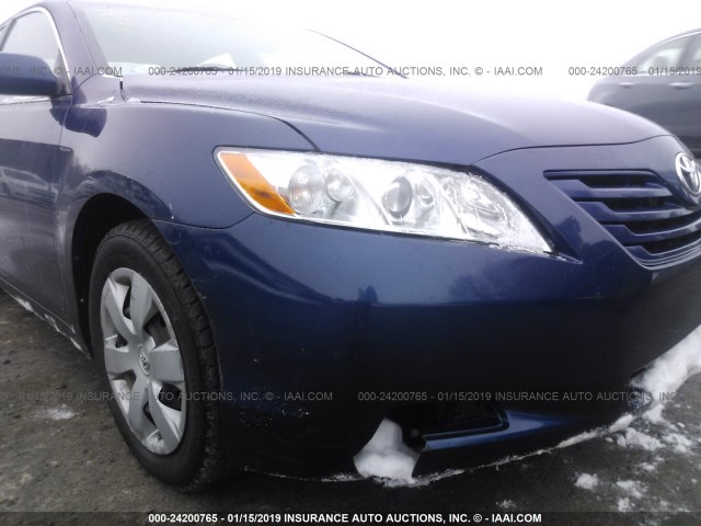 4T1BE46K89U362850 - 2009 TOYOTA CAMRY SE/LE/XLE BLUE photo 6