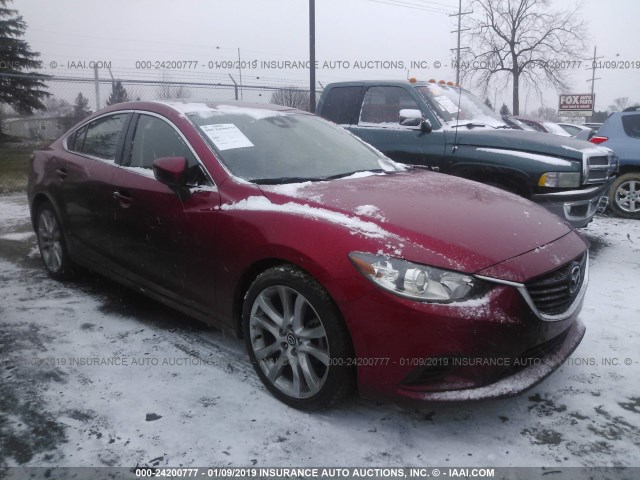 JM1GL1V53H1114113 - 2017 MAZDA 6 TOURING RED photo 1