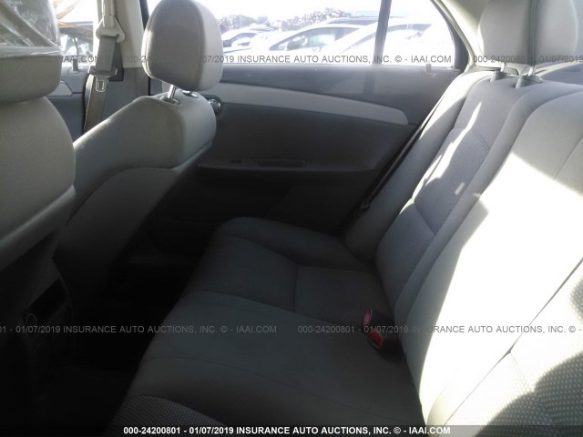 1G12G57B394130800 - 2009 CHEVROLET MALIBU LS Gümüş foto 8