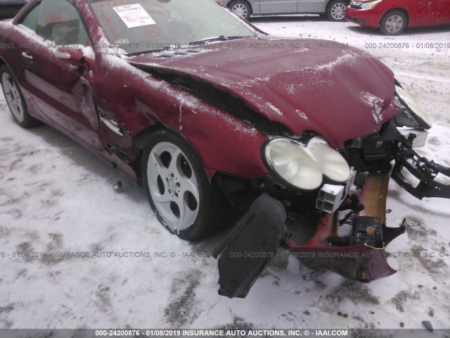 WDBSK75FX5F096909 - 2005 MERCEDES-BENZ SL 500 RED photo 6