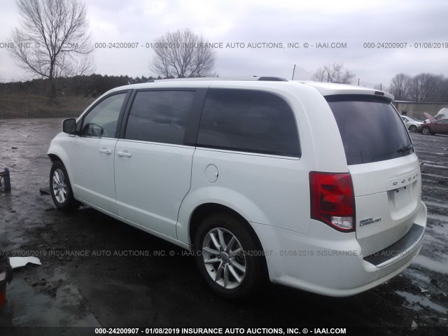 2C4RDGCGXKR545208 - 2019 DODGE GRAND CARAVAN  WHITE photo 3