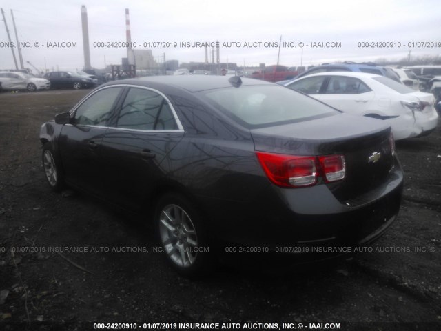 1G11F5RR2DF108696 - 2013 CHEVROLET MALIBU 2LT BLACK photo 3