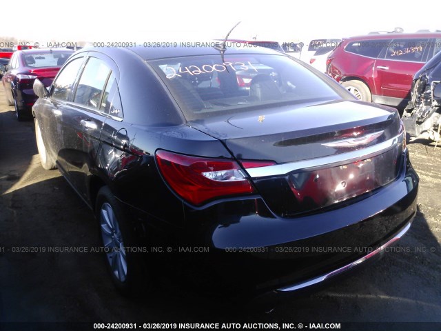 1C3CCBCG1EN135995 - 2014 CHRYSLER 200 LIMITED BLACK photo 3