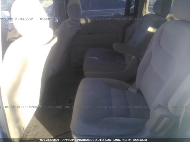 5FNRL38276B042407 - 2006 HONDA ODYSSEY LX WHITE photo 8