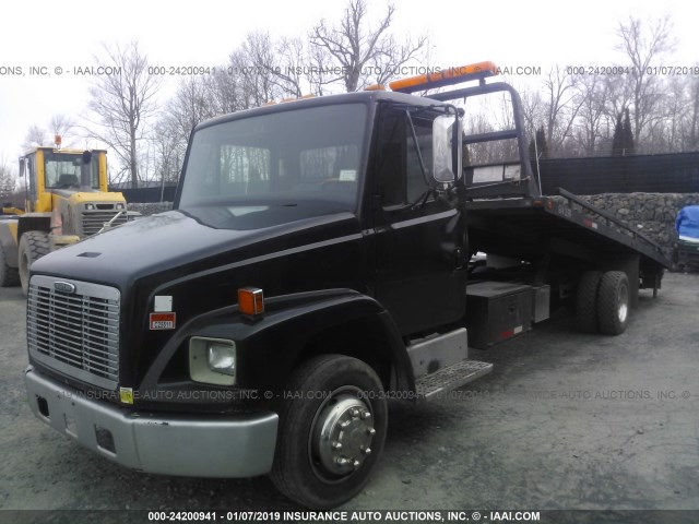 1FV3GFAC2XHA38224 - 1999 FREIGHTLINER MEDIUM CONVENTIONAL FL60 BLACK photo 2