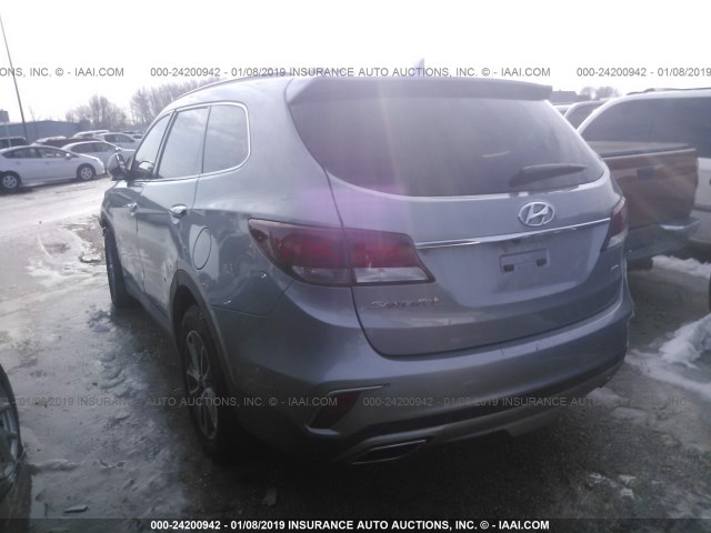 KM8SMDHF1JU276805 - 2018 HYUNDAI SANTA FE SE SILVER photo 3