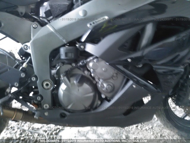 JKAZX4R1X9A002586 - 2009 KAWASAKI ZX600 R BLACK photo 8