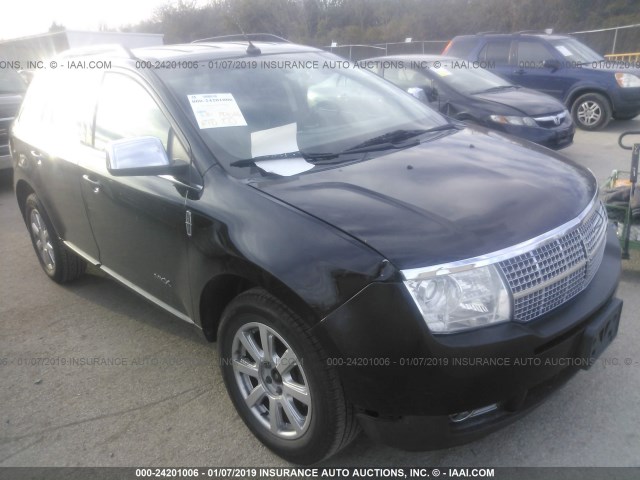 2LMDU68C38BJ03043 - 2008 LINCOLN MKX BLACK photo 1