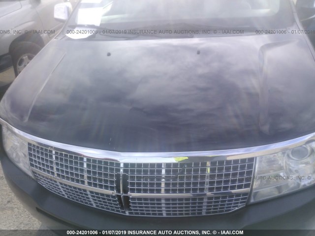 2LMDU68C38BJ03043 - 2008 LINCOLN MKX BLACK photo 10