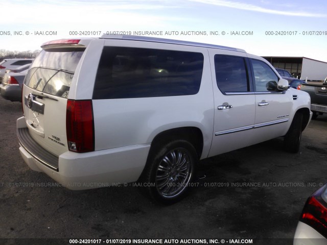 1GYS3HEF7BR101881 - 2011 CADILLAC ESCALADE ESV LUXURY WHITE photo 4