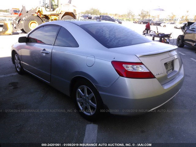 2HGFG12928H577242 - 2008 HONDA CIVIC EXL SILVER photo 3