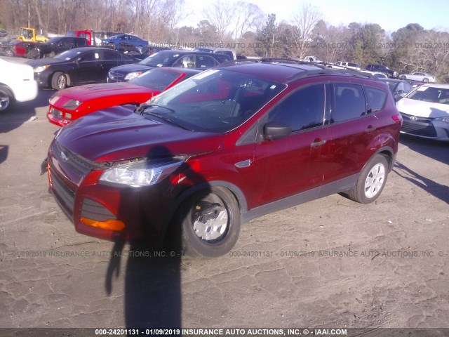 1FMCU0F73GUB48535 - 2016 FORD ESCAPE S BURGUNDY photo 2