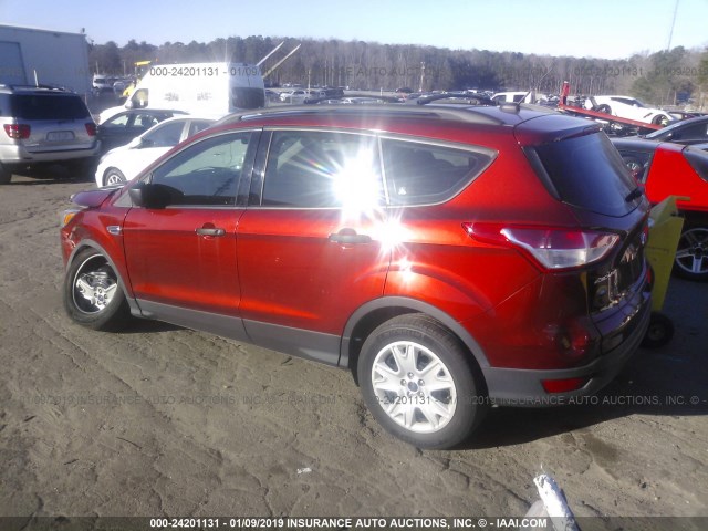 1FMCU0F73GUB48535 - 2016 FORD ESCAPE S BURGUNDY photo 3