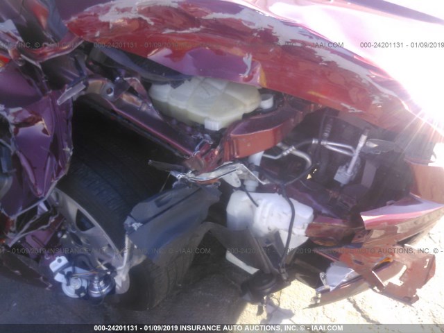 1FMCU0F73GUB48535 - 2016 FORD ESCAPE S BURGUNDY photo 6