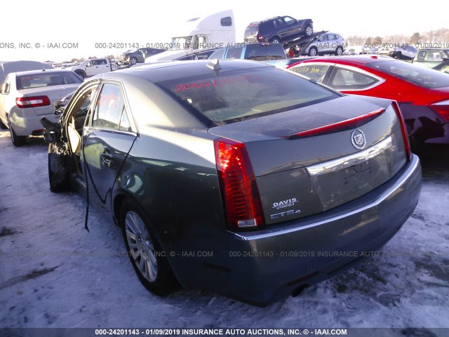 1G6DG5EY6B0140827 - 2011 CADILLAC CTS LUXURY COLLECTION SILVER photo 3