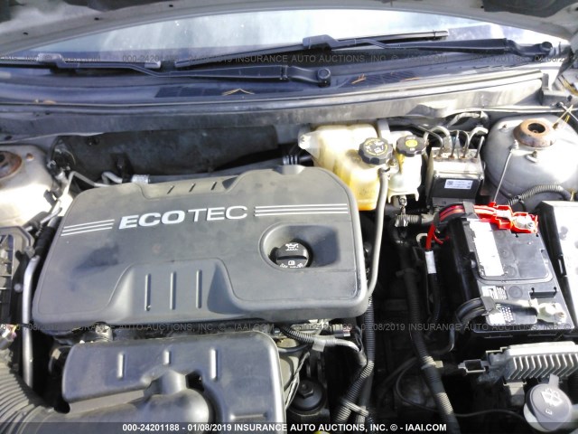 1G2ZF57B184118335 - 2008 PONTIAC G6 VALUE LEADER/BASE GRAY photo 10