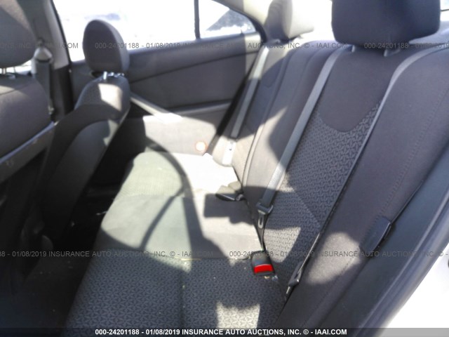 1G2ZF57B184118335 - 2008 PONTIAC G6 VALUE LEADER/BASE GRAY photo 8