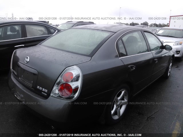 1N4BL11D25N437506 - 2005 NISSAN ALTIMA SE/SL/SE-R GRAY photo 4