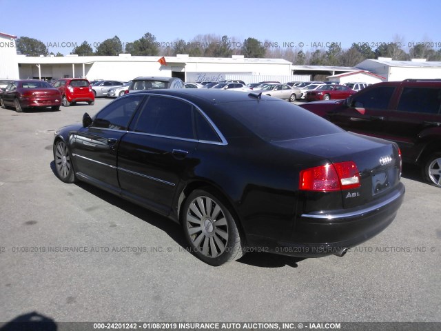 WAUML44E36N022248 - 2006 AUDI A8 L QUATTRO BLACK photo 3