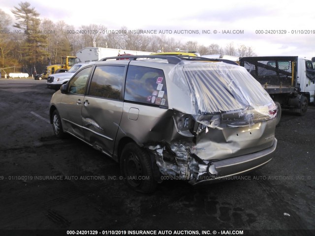 5TDZA23C85S273522 - 2005 TOYOTA SIENNA CE/LE GOLD photo 3