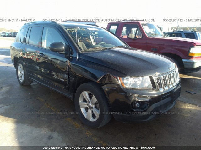 1C4NJDBB3GD508684 - 2016 JEEP COMPASS SPORT BLACK photo 1