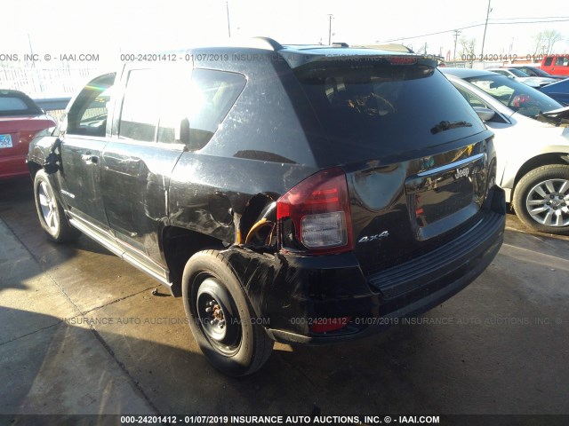 1C4NJDBB3GD508684 - 2016 JEEP COMPASS SPORT BLACK photo 3