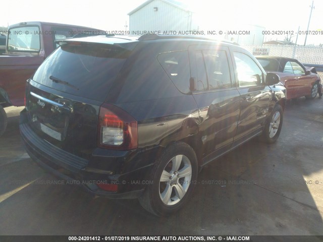 1C4NJDBB3GD508684 - 2016 JEEP COMPASS SPORT BLACK photo 4