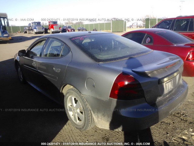 2G2WP552771181324 - 2007 PONTIAC GRAND PRIX GRAY photo 3