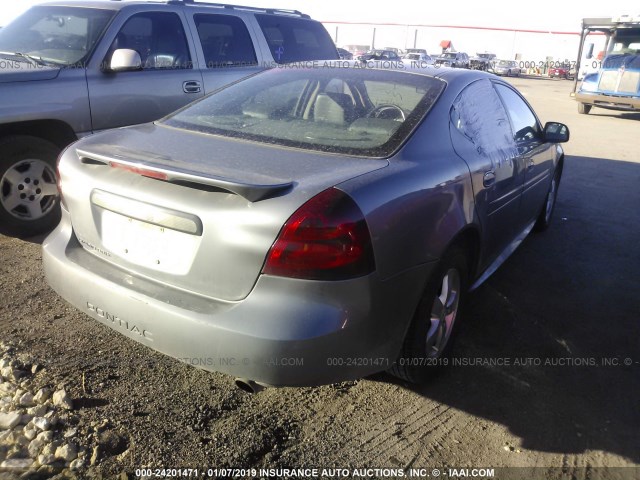 2G2WP552771181324 - 2007 PONTIAC GRAND PRIX GRAY photo 4