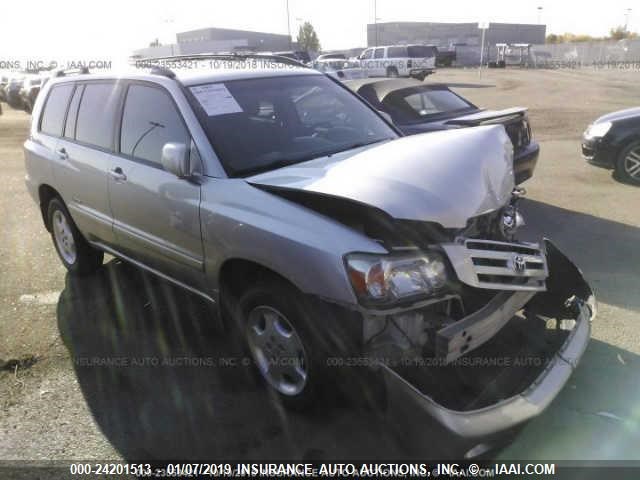 JTEEP21A760178058 - 2006 TOYOTA HIGHLANDER LIMITED SILVER photo 1