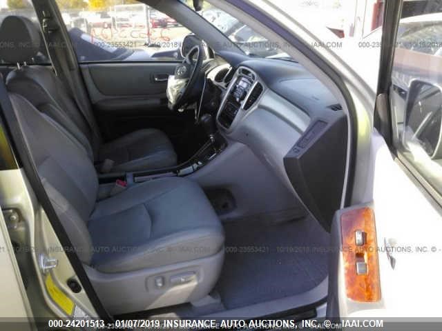 JTEEP21A760178058 - 2006 TOYOTA HIGHLANDER LIMITED SILVER photo 5