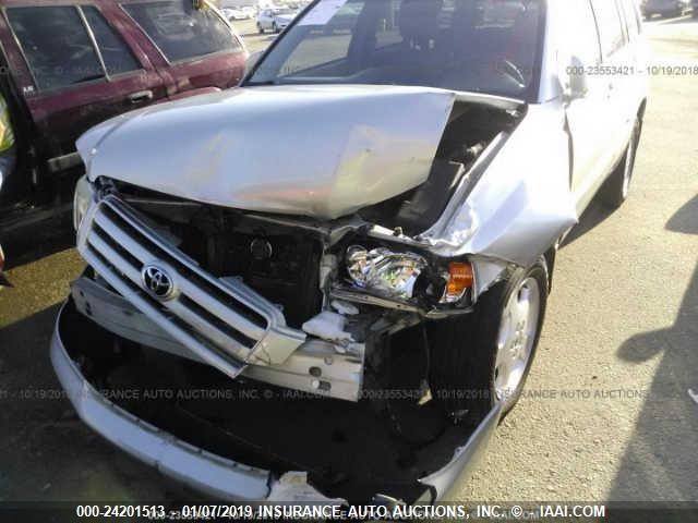 JTEEP21A760178058 - 2006 TOYOTA HIGHLANDER LIMITED SILVER photo 6