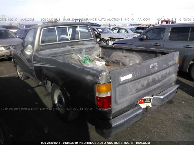 JT4RN81P4K0022816 - 1989 TOYOTA PICKUP 1/2 TON SHT WHEELBASE DLX GRAY photo 3