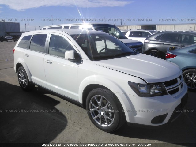 3C4PDCEG4JT381222 - 2018 DODGE JOURNEY GT WHITE photo 1