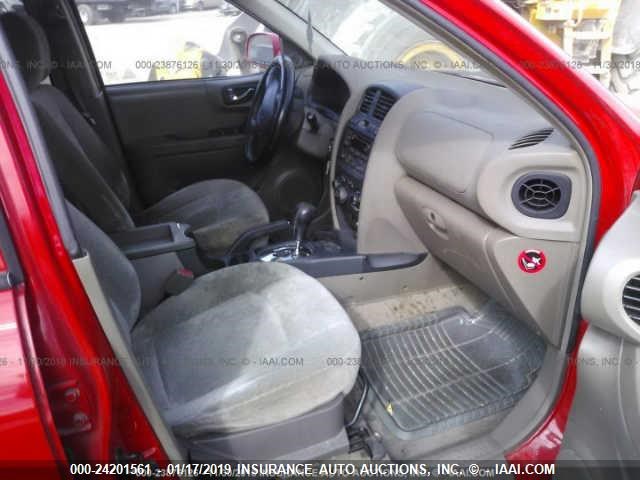 KM8SC13D44U780597 - 2004 HYUNDAI SANTA FE GLS/LX RED photo 5